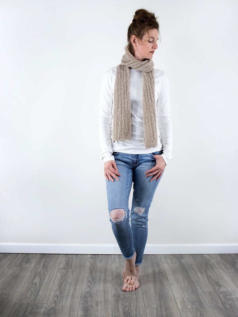 Lightweight Scarf Knitting Pattern - Voyager product image (3)