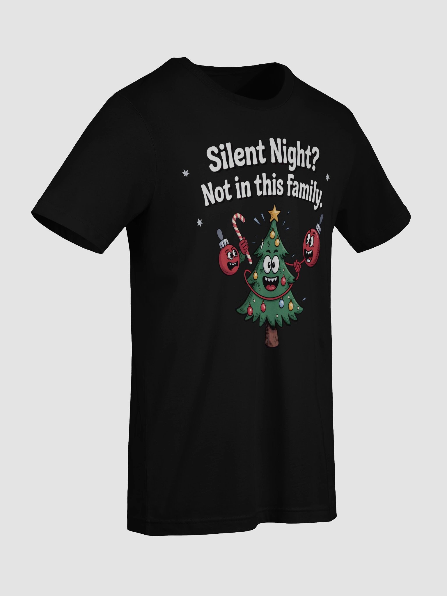 Cheerful Christmas Tree Family T-Shirt product image (34)