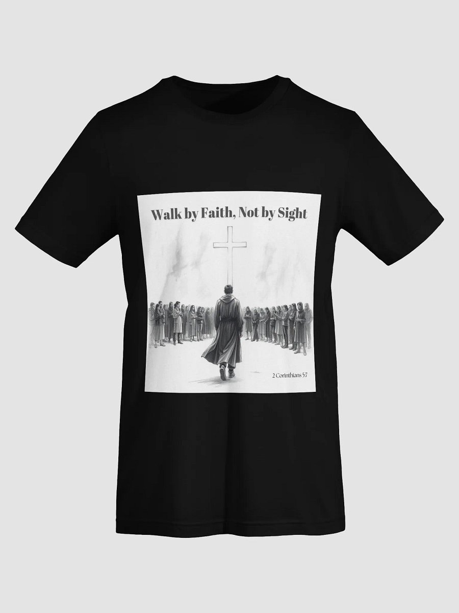 Christian Walking in Faith Tee – Inspirational Scripture T-Shirt product image (25)