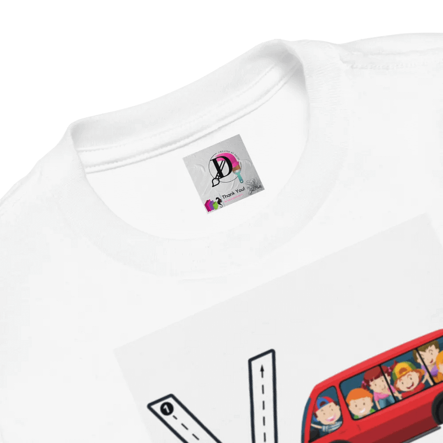 JoBeth Design  White Vv 🎻 Toddler T-Shirt👚 product image (4)