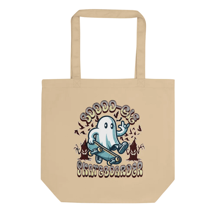 Boooo-gie Skateboarder Spooky Eco-Friendly Tote Bag product image (1)