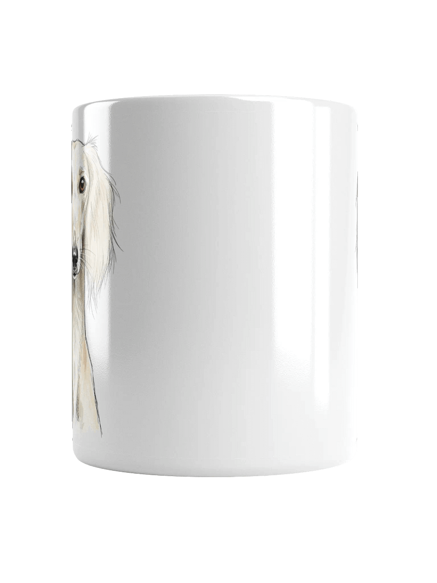 Saluki Dog Sketchy ish Art Chic Small Ceramic Mug product image (6)