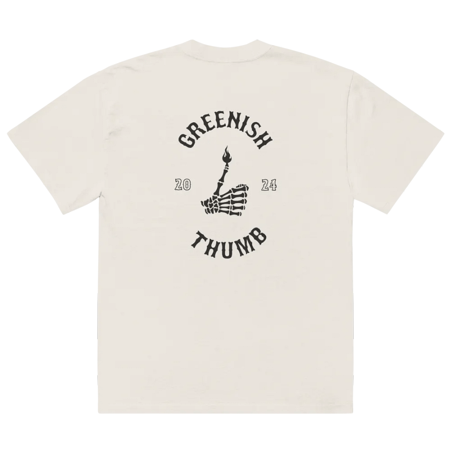 GREENISH THUMB 👍🏼🔥 oversized tee product image (4)