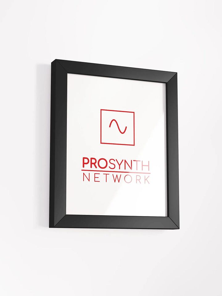 Pro Synth Network Framed Matte Poster product image (46)