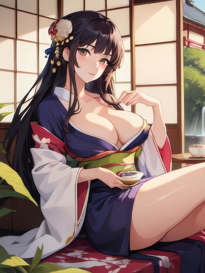 Tease and Tunes - 4K Chill Japanese Cafe Wallpaper product image (1)