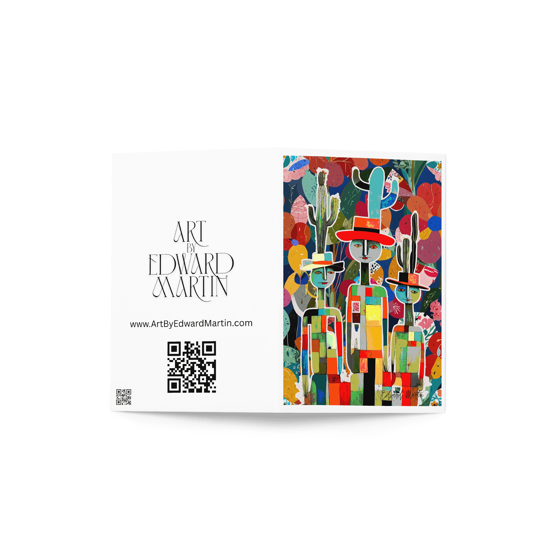 Cacti Amigos by Edward Martin Card product image (4)