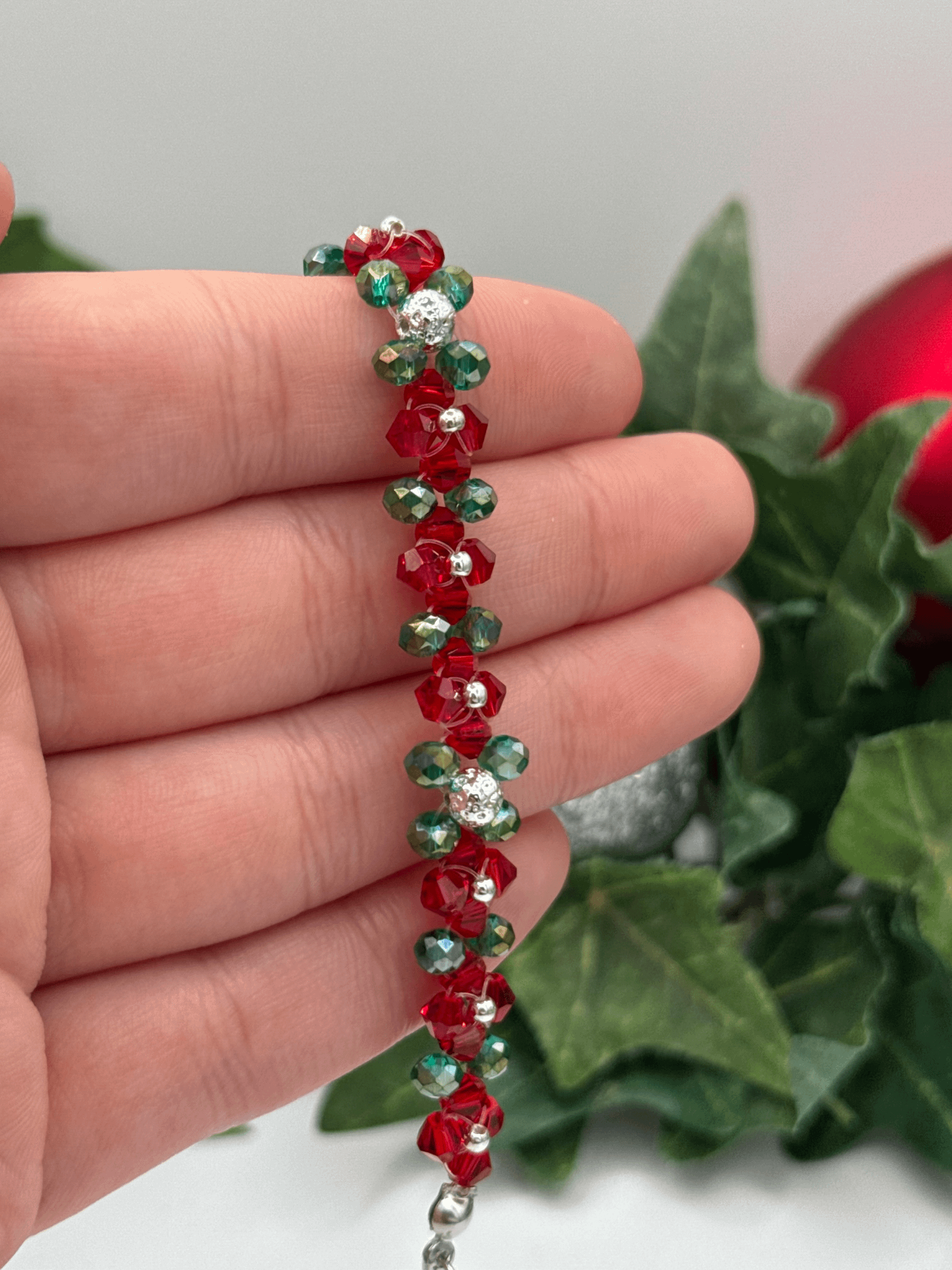 Christmas Poinsettia Bracelet product image (2)