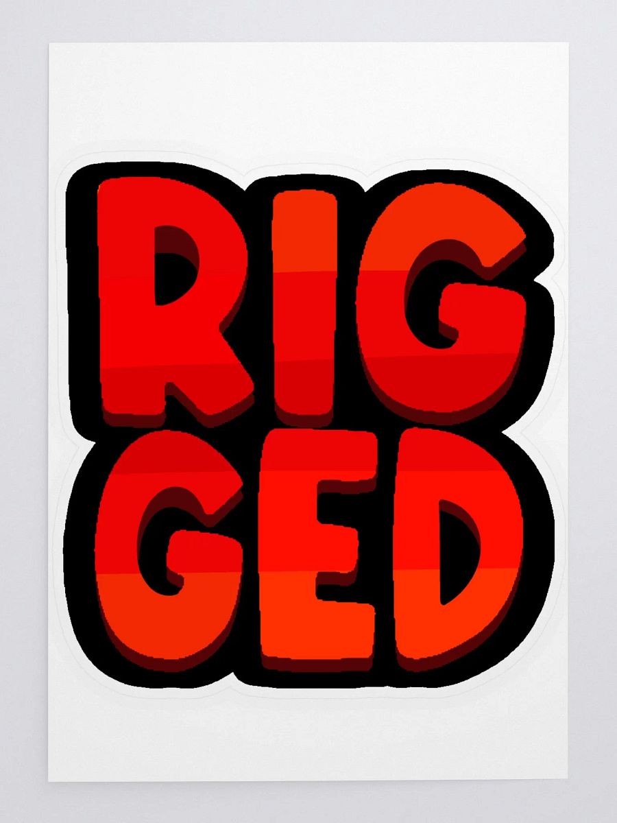 Rigged Large Sticker product image (1)