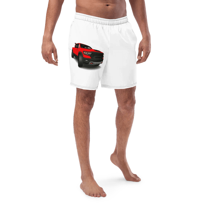 Rugged Red Off-Road Swim Trunks TR-X product image (1)