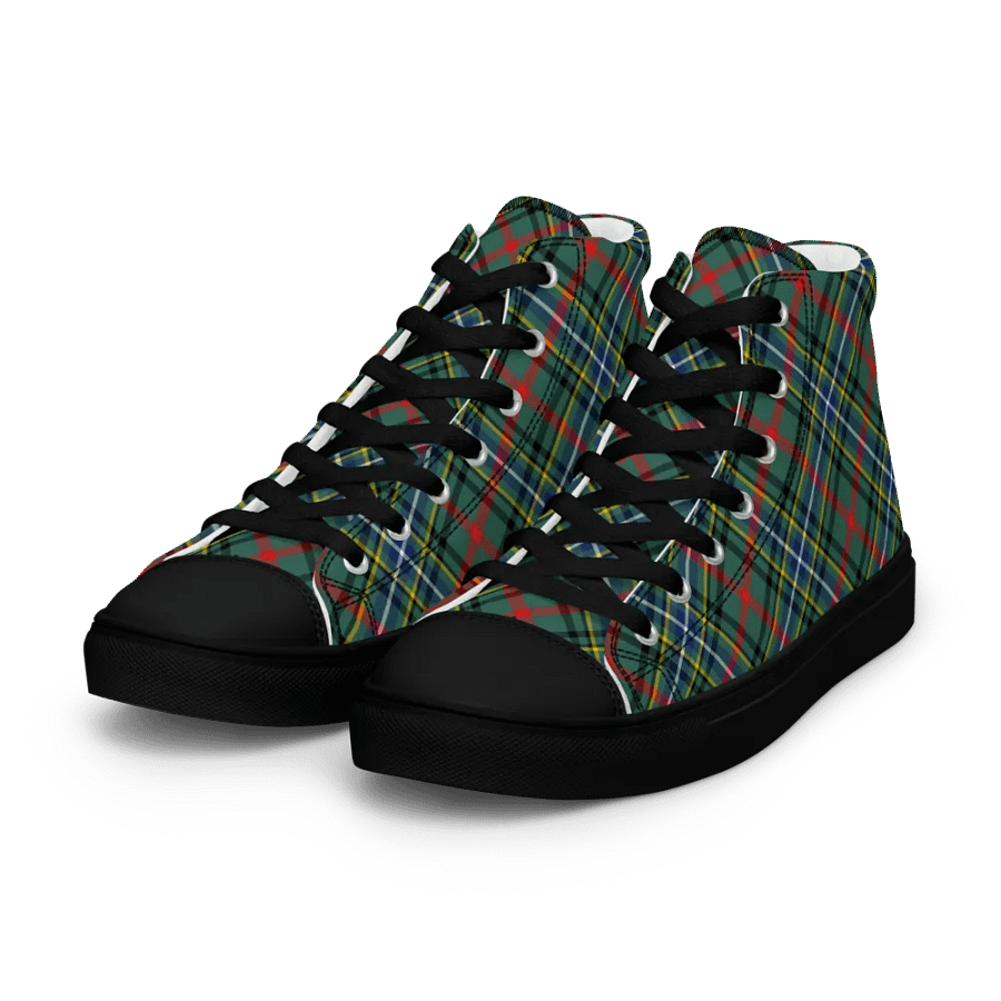 Bisset Tartan Men's High Top Shoes product image (2)