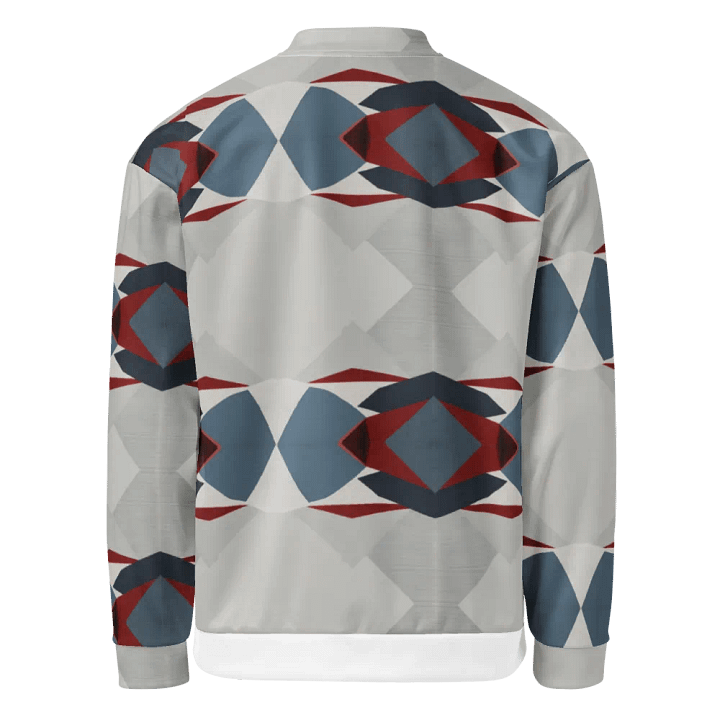 Symmetric Blaze All-Over Print Bomber Jacket product image (2)
