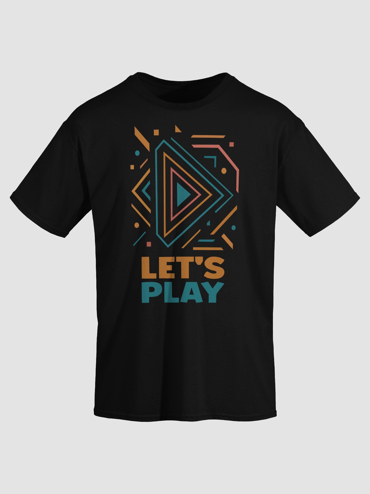 Dynamic Gaming Play Button "Let's Play" T-Shirt product image (4)