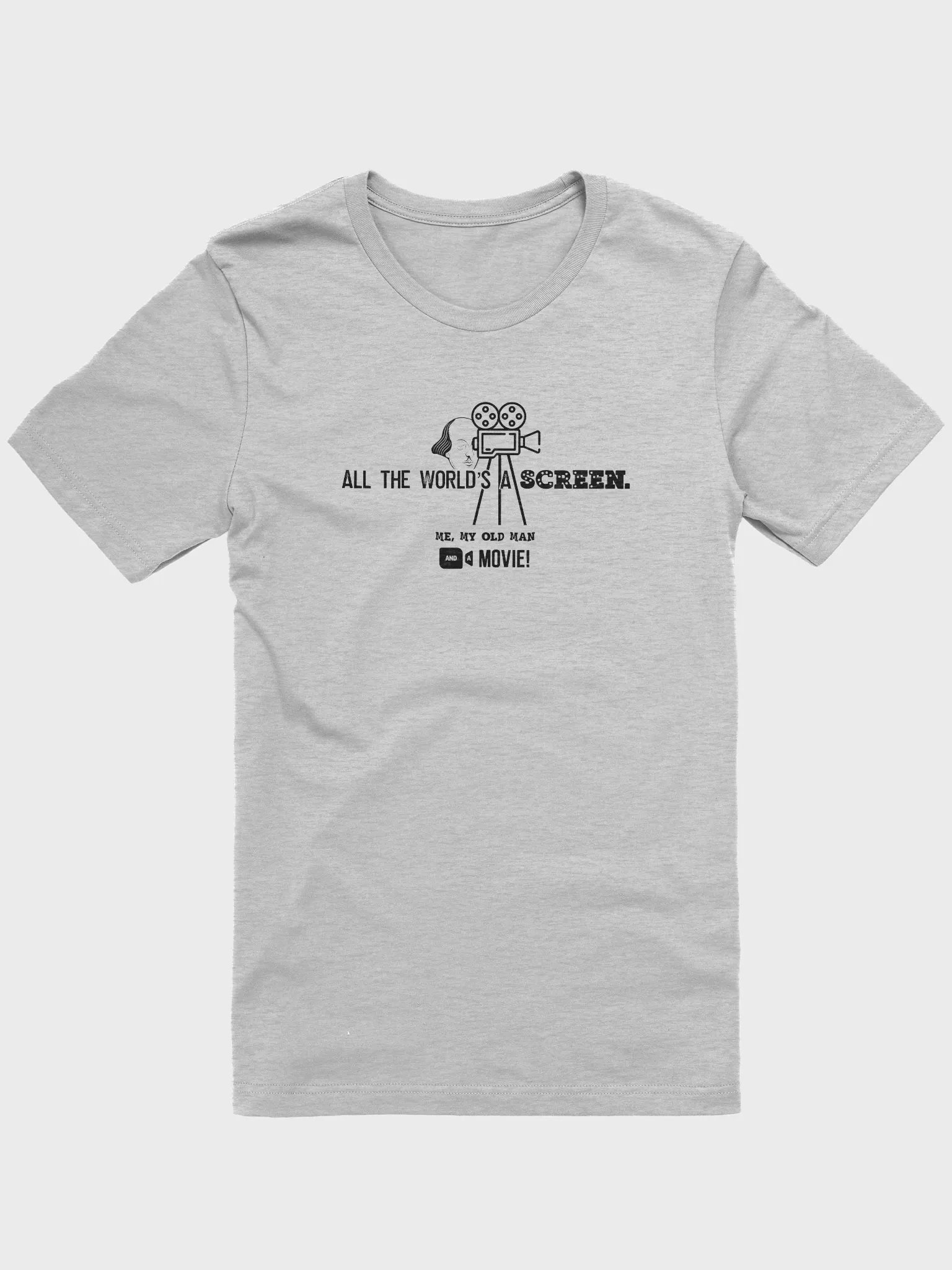 All the World's a Screen Tee (dark font) product image (31)