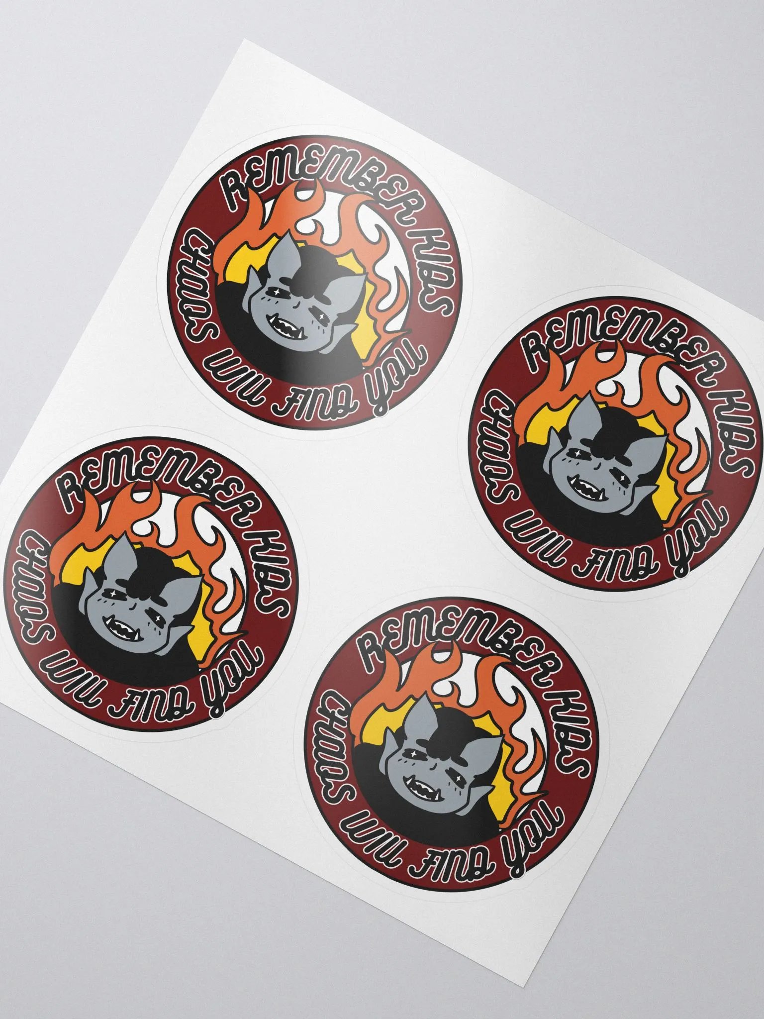 Chaos will sticker you product image (2)