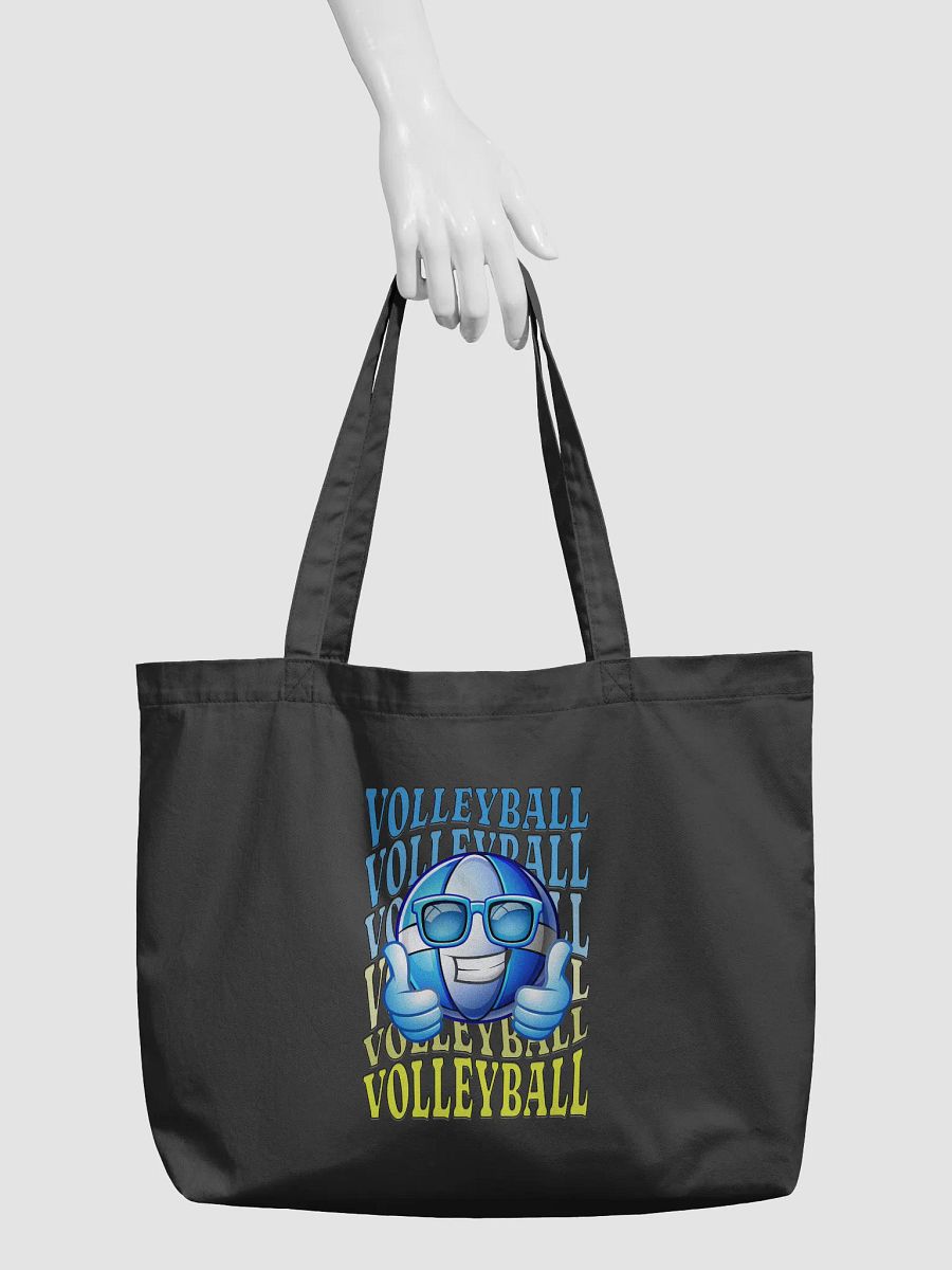 Thumbs Up Volleyball Organic Tote Bag product image (3)