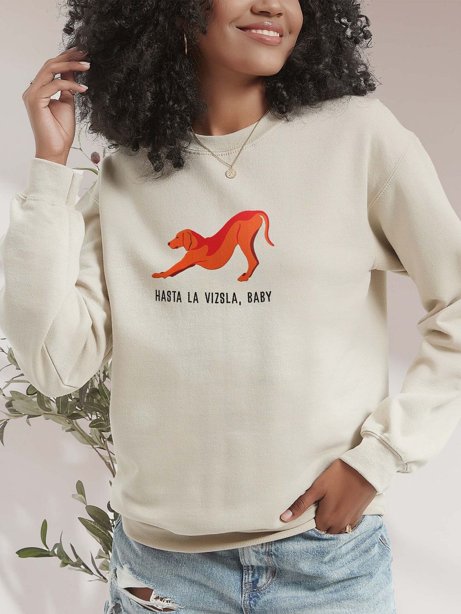 Hasta La Vizsla, Baby Sweatshirt (Embroidered) of a Vizsla product image (2)