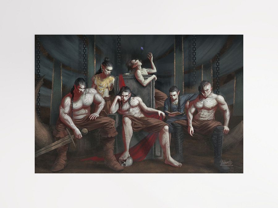 The Orcs of Orc Mountain Art Print, by Elaine Ho product image (2)