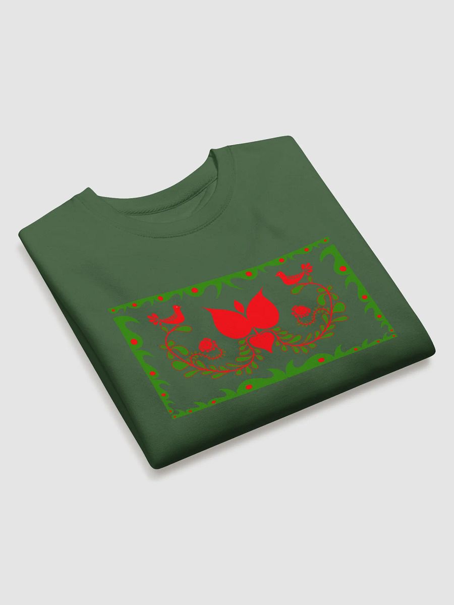 Hungarian Green Folk-Art Premium Sweatshirt product image (3)