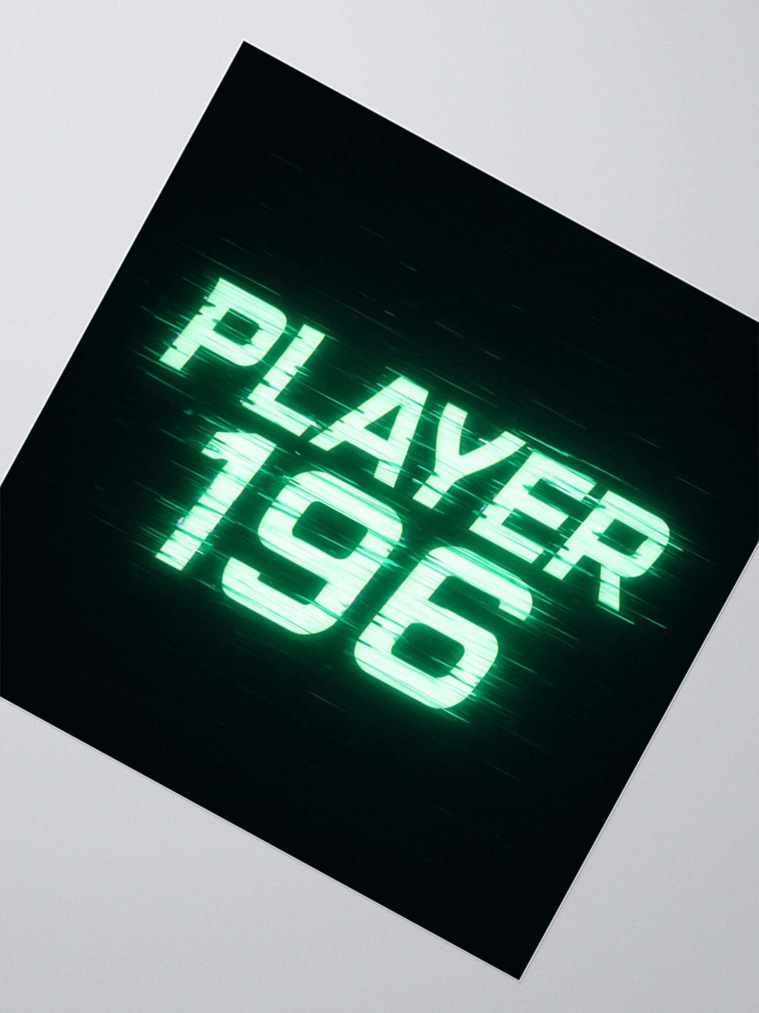 PLAYER 196 Glitchy Kiss Cut Stickers product image (3)