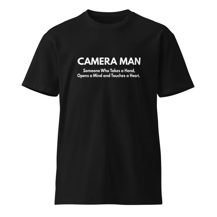 Camera Man Funny Unisex Premium T-Shirt product image (1)