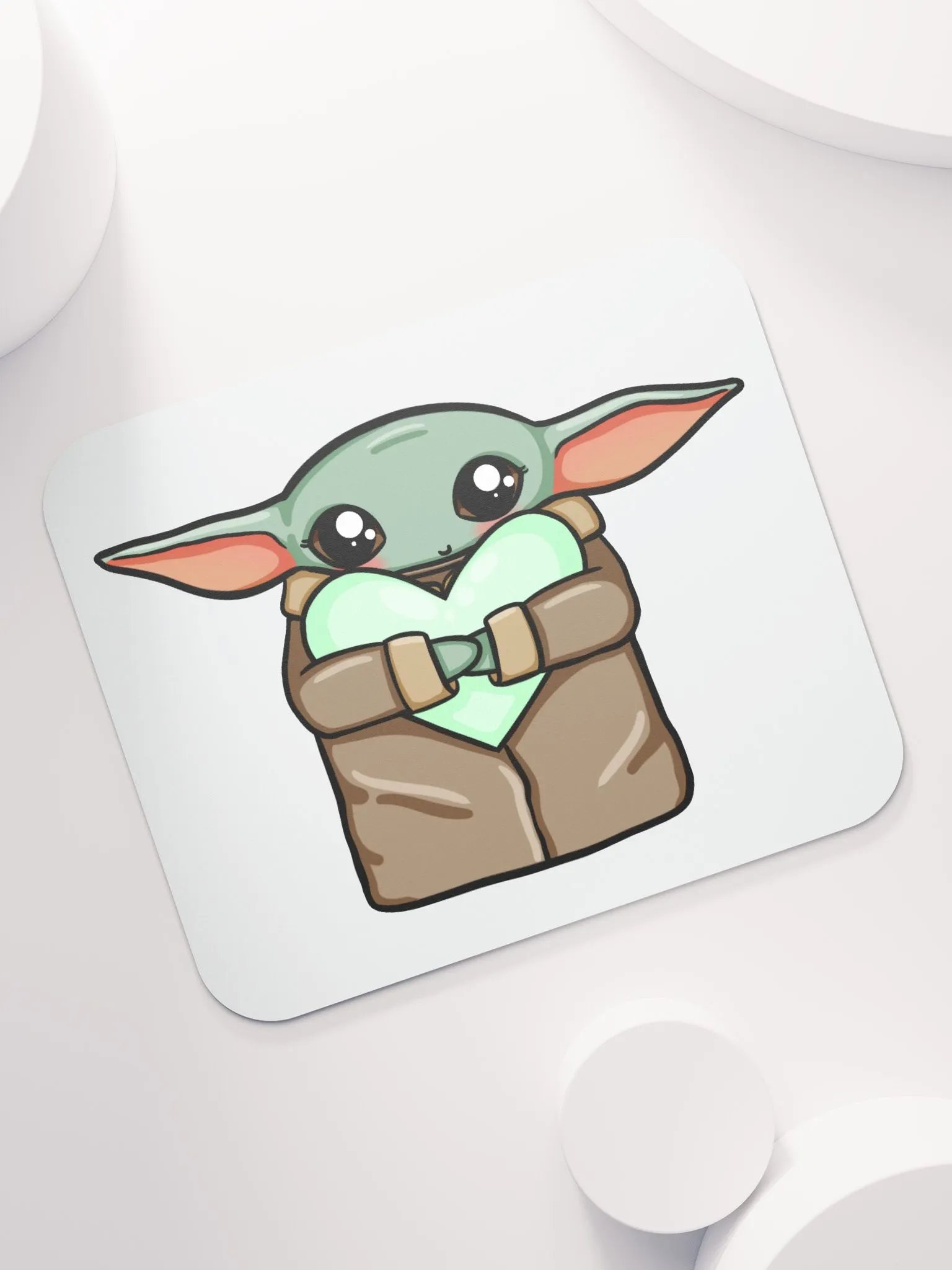 Mint Love Mousepad product image (7)