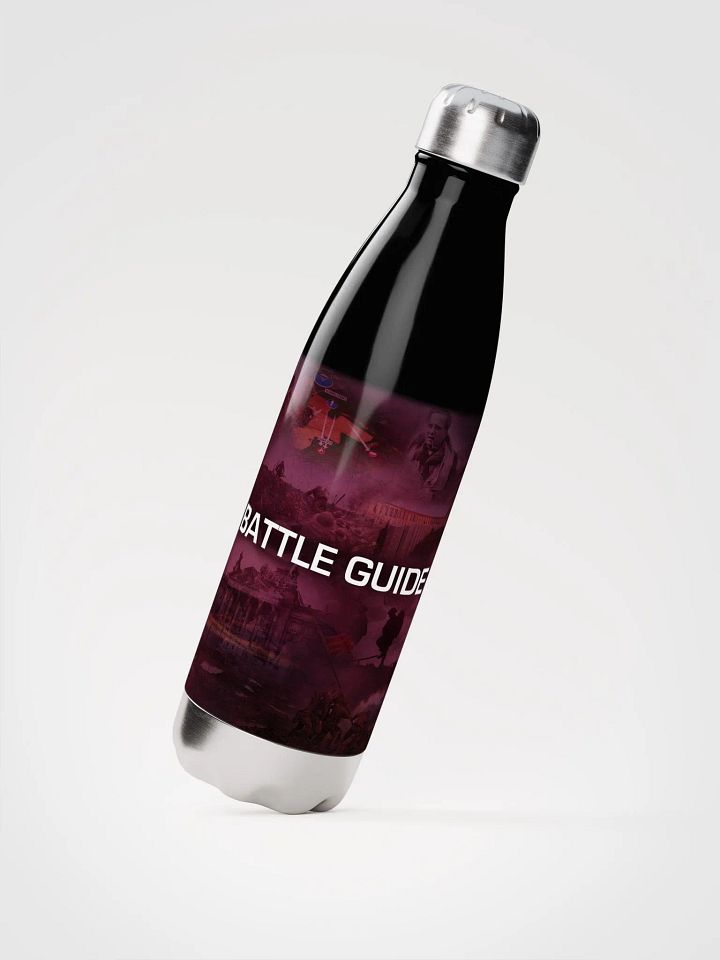 Battle Guide | Steel Water Bottle | Black product image (2)