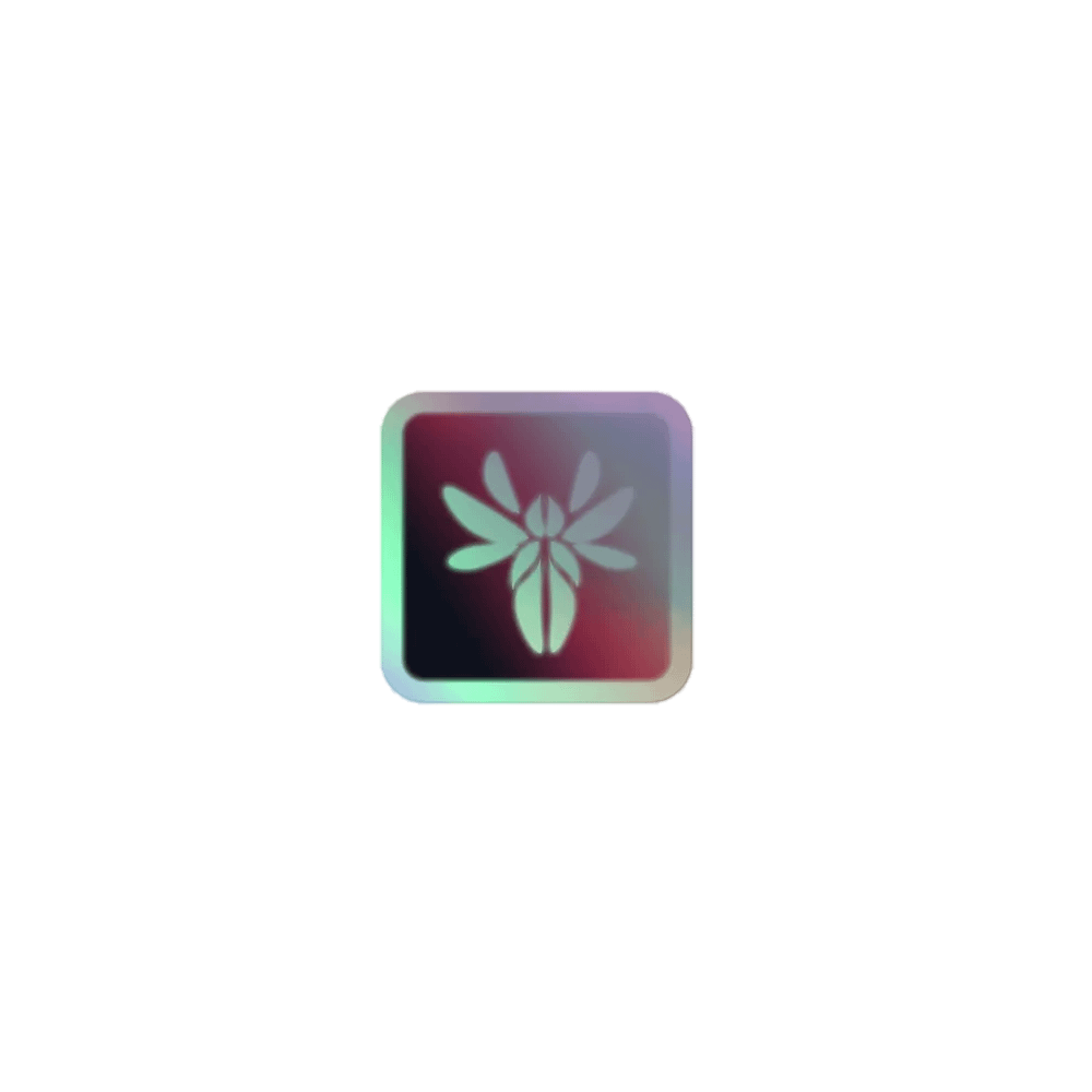 Red Gradient FyreFlye Holo Sticker product image (1)