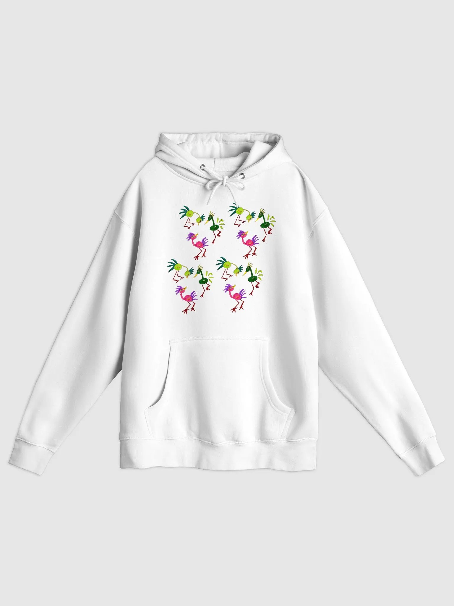 Whimsical Bird Paradise Hoodie product image (2)
