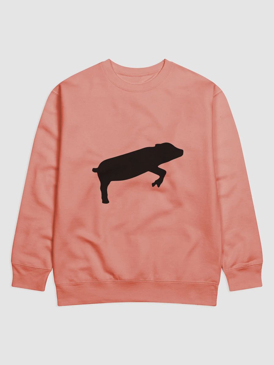 Leaping Pig BLACK (Cotton Heritage Premium Sweatshirt) product image (13)