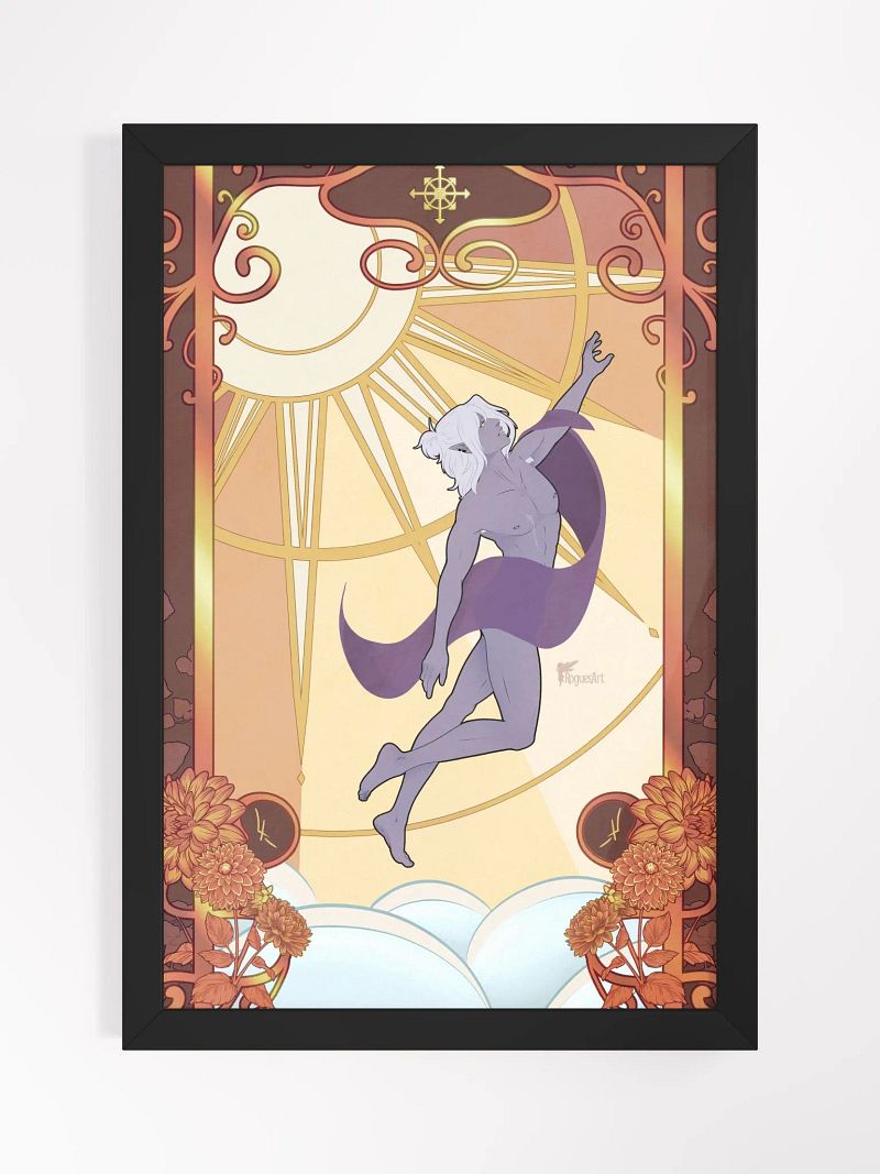 The Sun (12x18, framed)