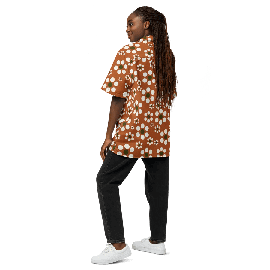 Mexican Floral TerracottaHawaiian Shirt product image (4)