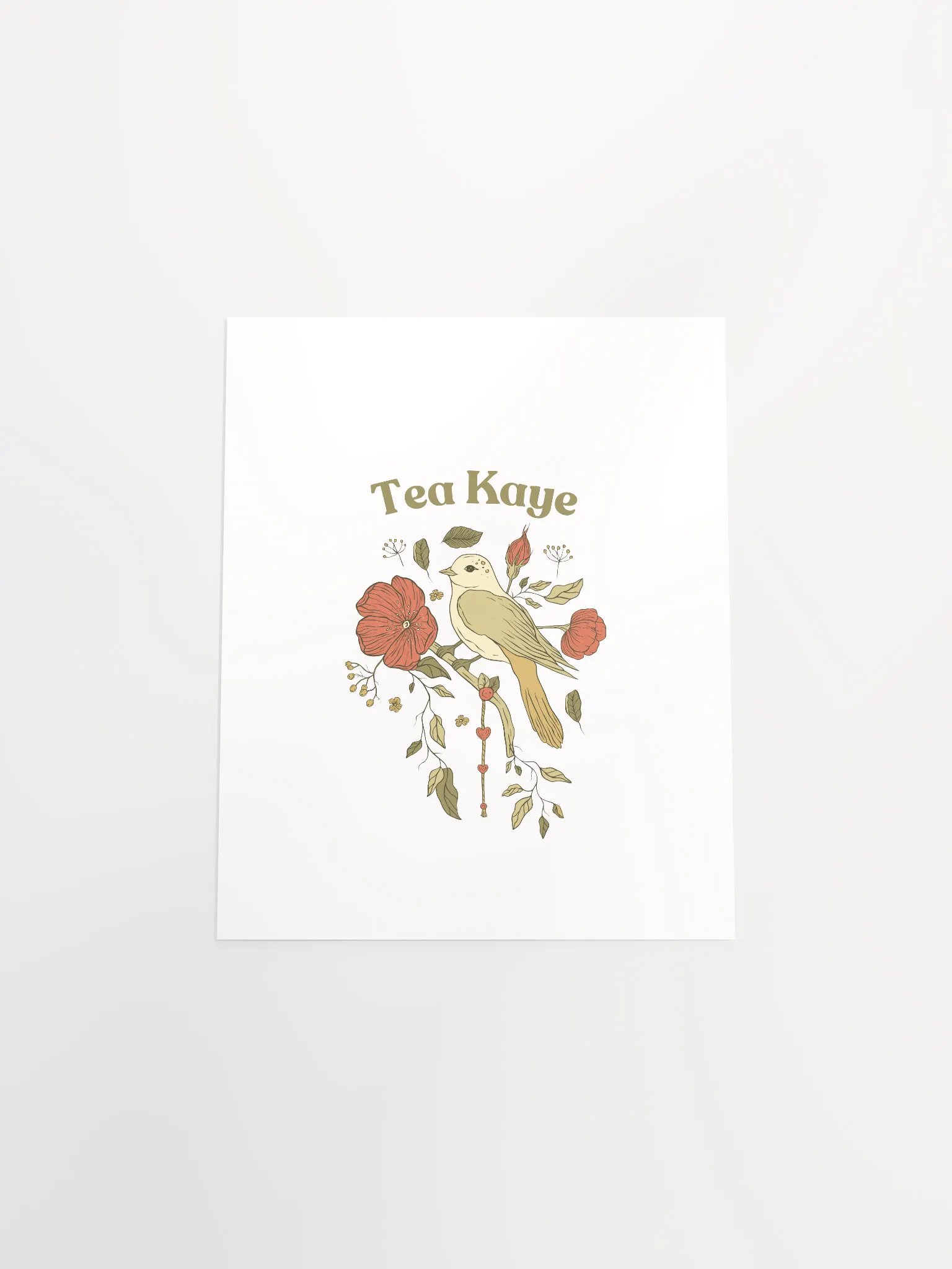 Vintage Tea Kaye Autumn Bird Poster product image (14)