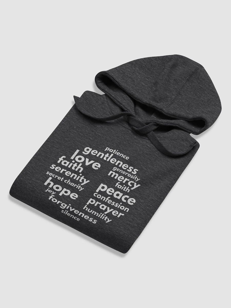 Inspirational Virtues Hoodie with Cross product image (6)