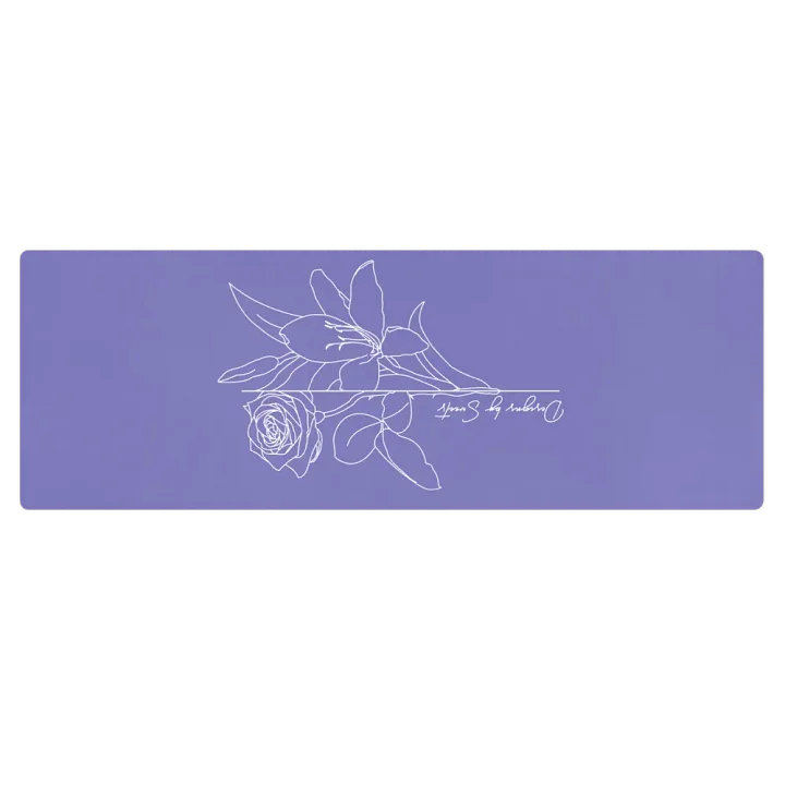 Serenity Suede Yoga Mat (Purple) product image (1)