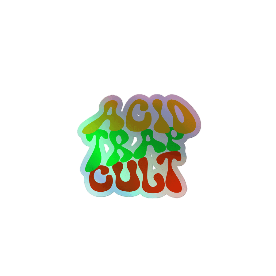 Holographic ACIDTRAPCULT Sticker product image (1)