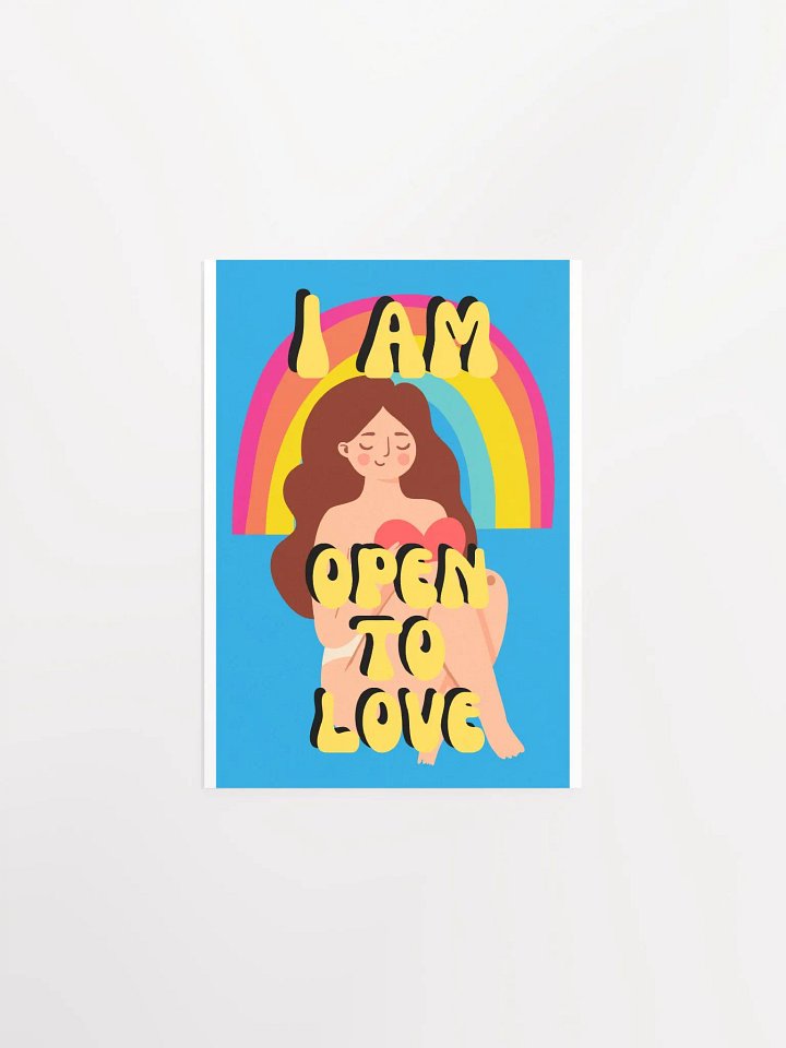 I am open to Love - Affirmation Poster product image (3)