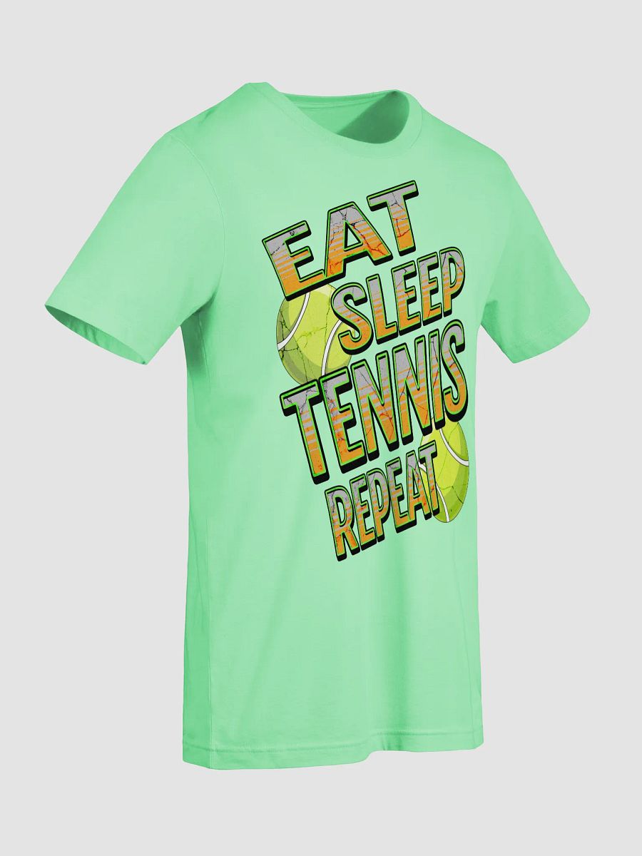 Eat Sleep Tennis Repeat Angle Enthusiast Statement Tee product image (50)