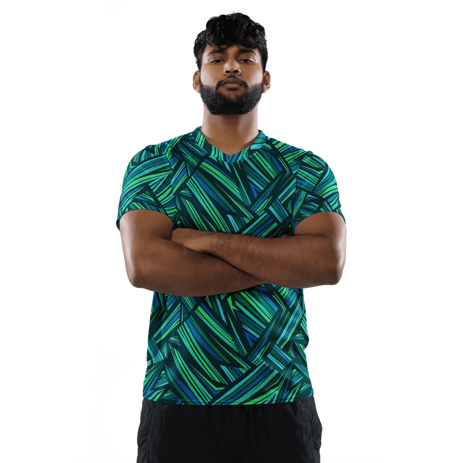 Aqua Angles | Recycled Unisex Sports Jersey product image (3)