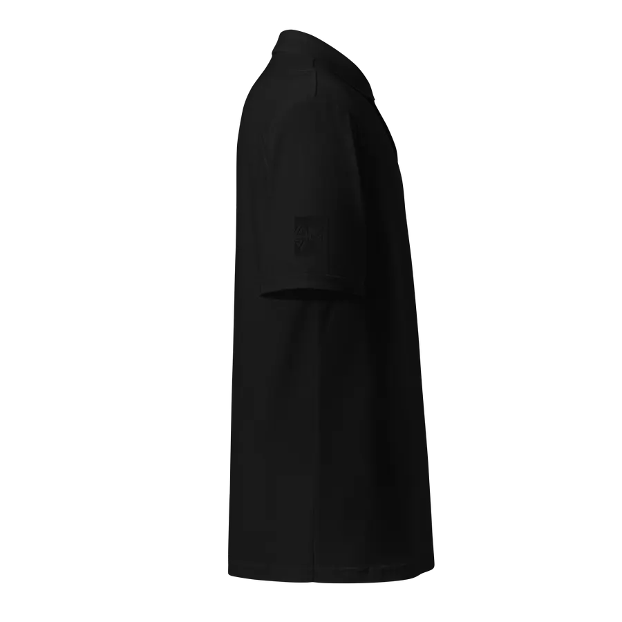Black Gildan Unisex Pique Polo Shirt product image (7)