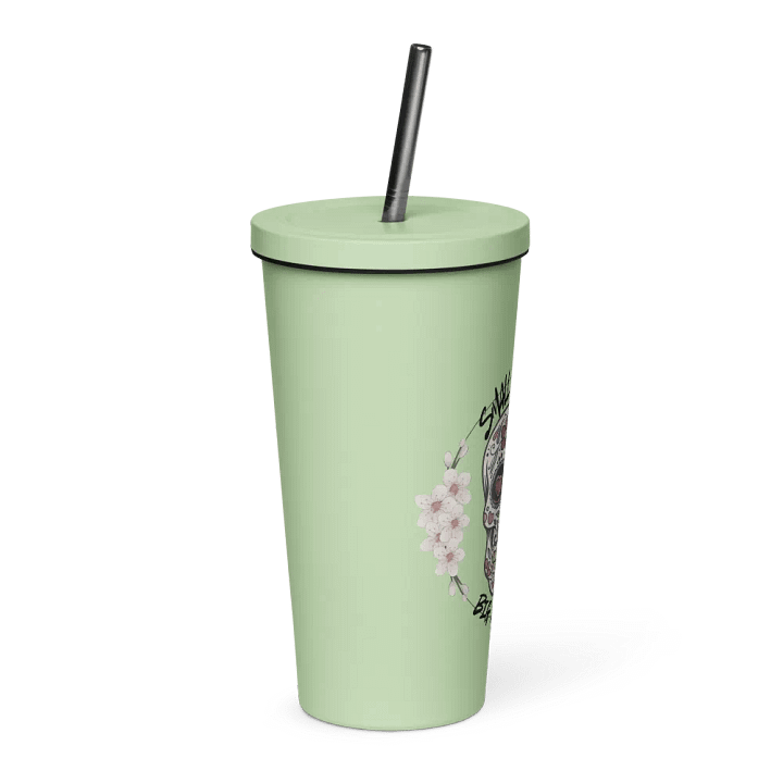 Insulated Tumbler with straw product image (2)
