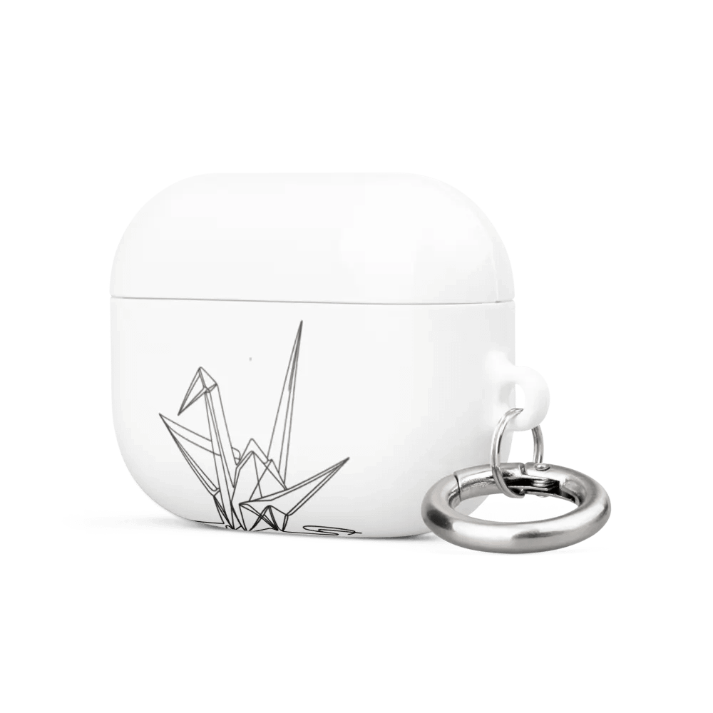 Origami Crane Line art All-Over Print AirPods® Case product image (42)