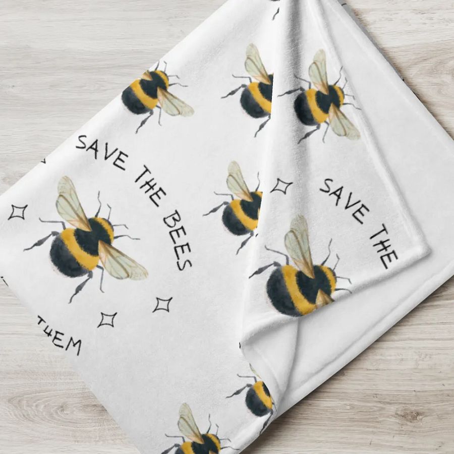 Save The Bees We Need Them Blanket product image (7)