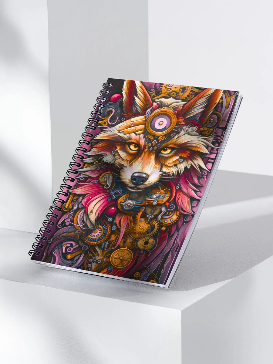 Steampunk Fox Spiral Notebook product image (3)