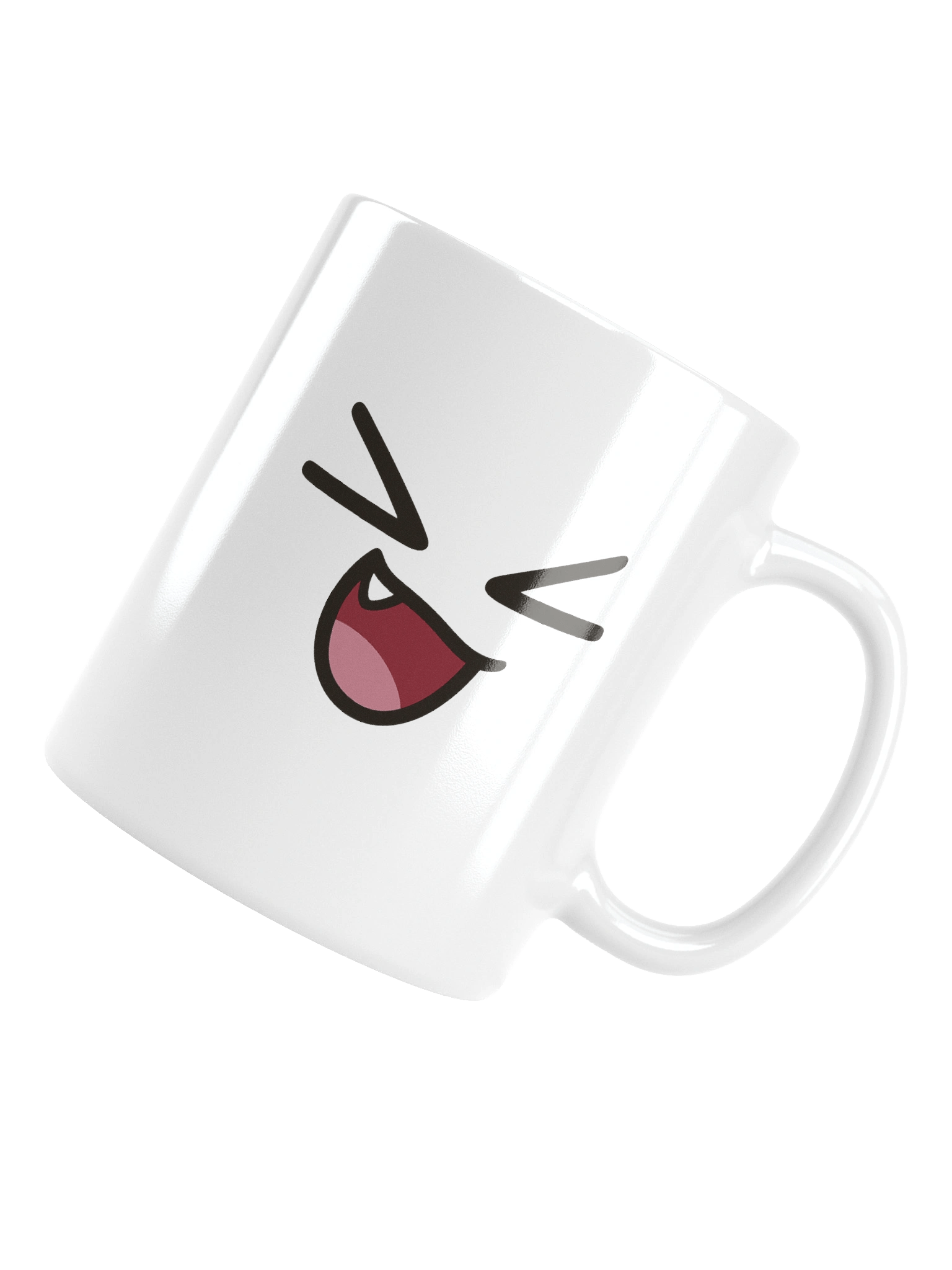 GiggleBlock Laughing Face Mug — Roblox Style Emote Cup product image (13)