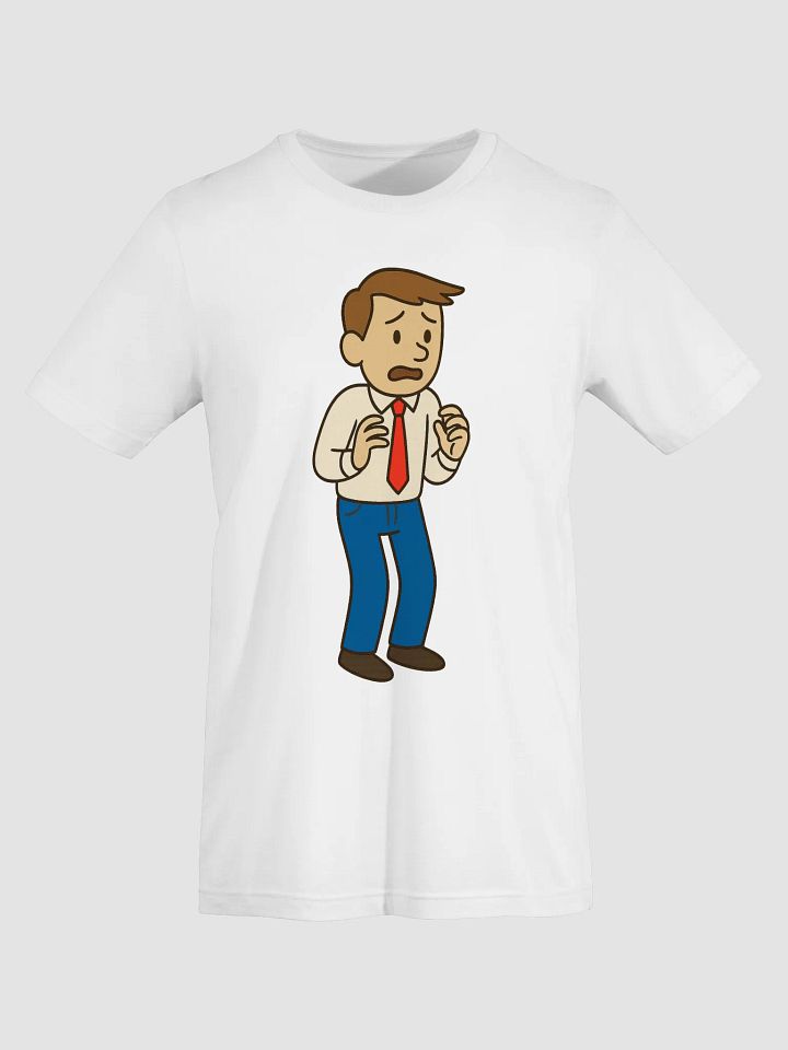 Business Casual Anxiety: "Ted the Terrified Teacher" Unisex T-Shirt product image (1)