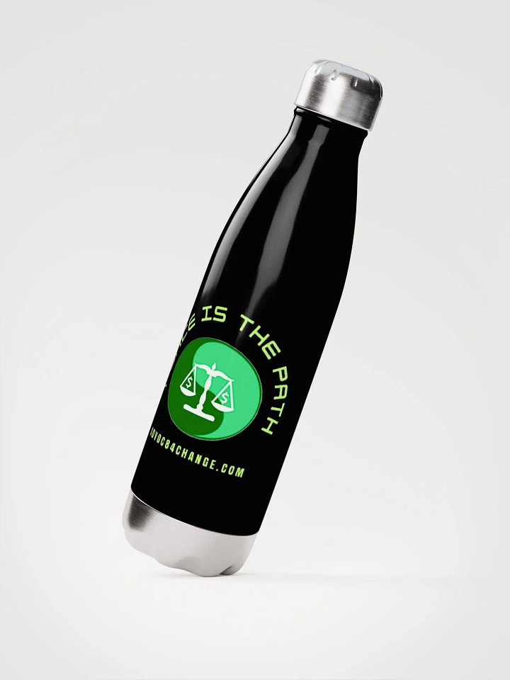 Path to Peace Stainless Steel Water Bottle product image (2)
