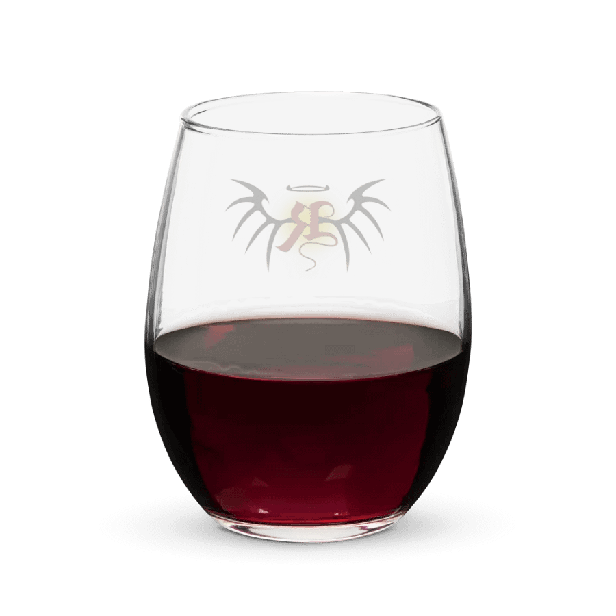 RafaZafar Logo Stemless Wineglass (standard aura) product image (6)