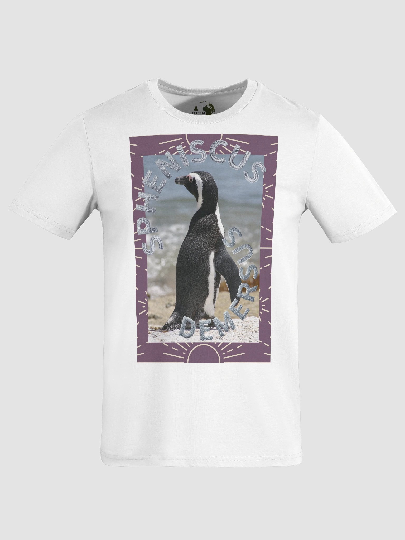 African Penguin Organic Cotton T-shirt product image (1)