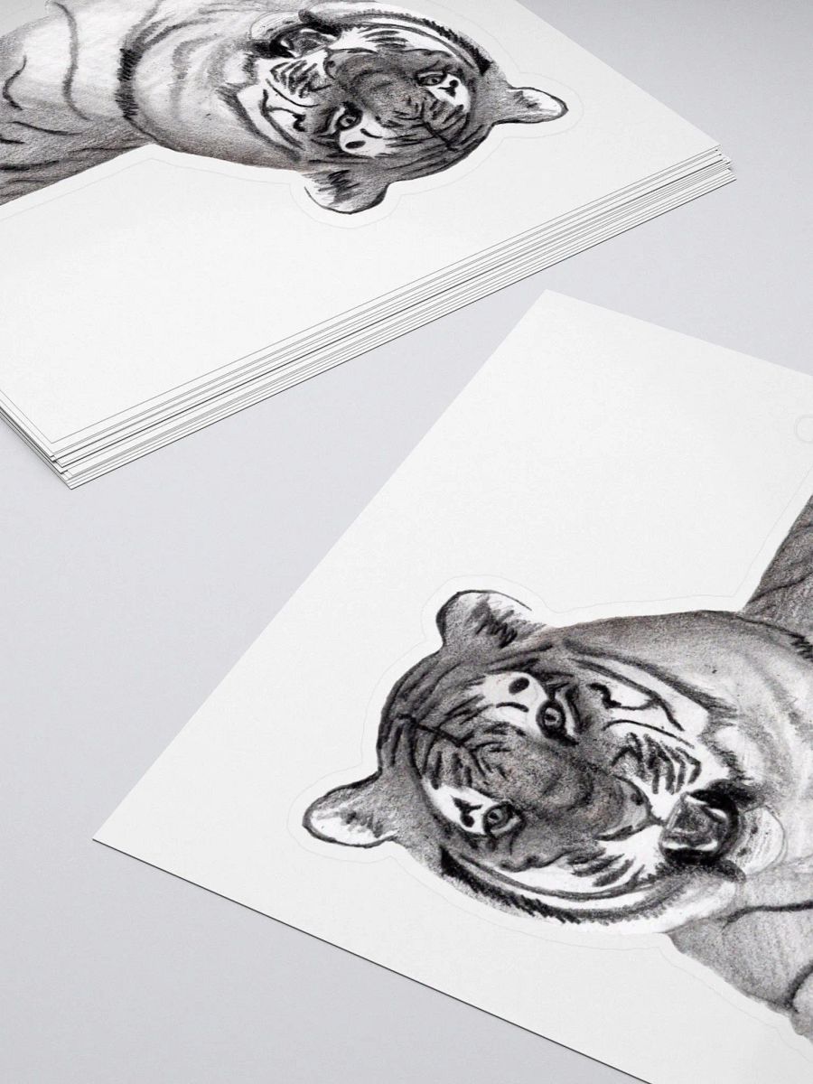 Tiger Drawing Sticker product image (11)