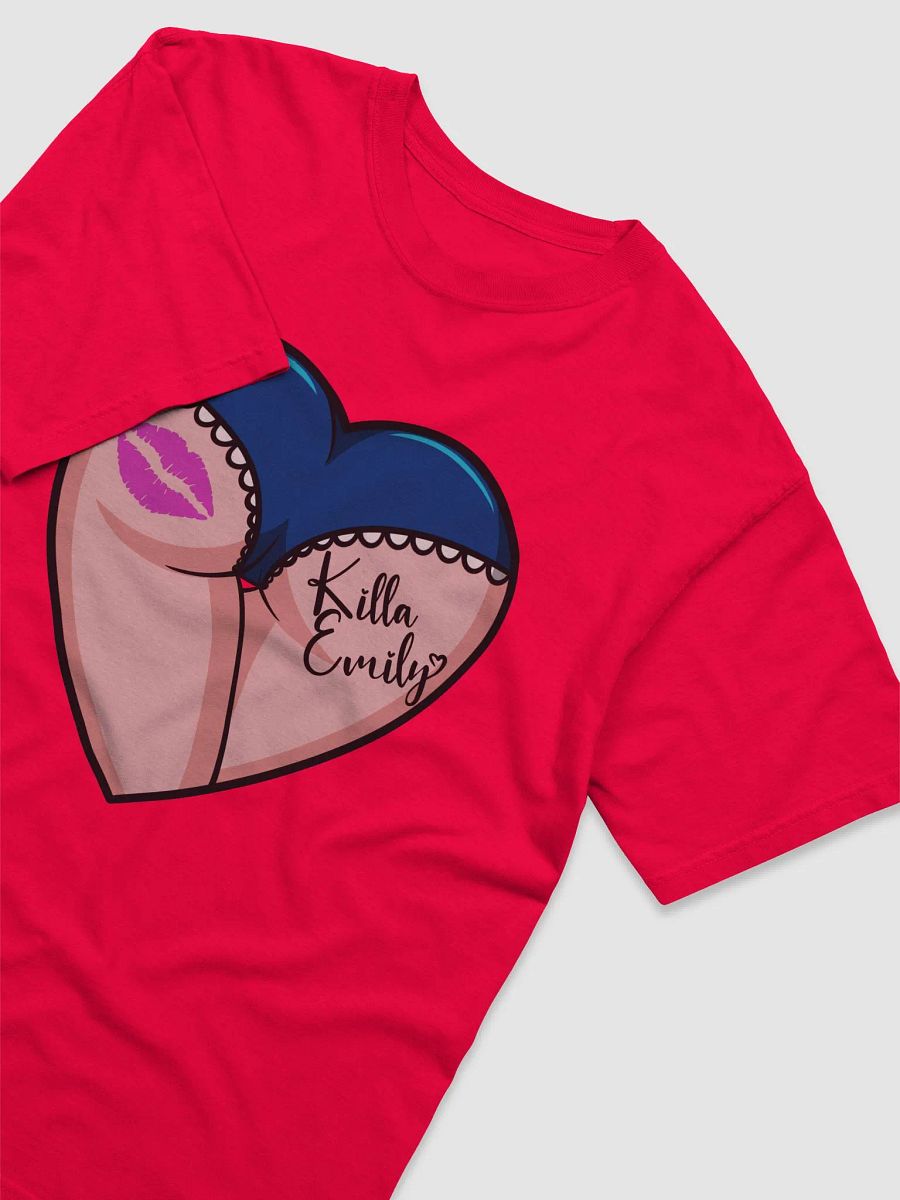 KILLA EMMY BLUE AND RED HEART BUTT TEE product image (3)